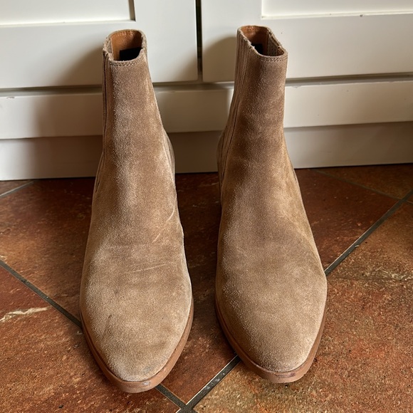 Rag & Bone Rover Boots in Camel Suede - Picture 5 of 6